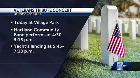 memorial fest menomonee falls|menomonee falls tribute concert.